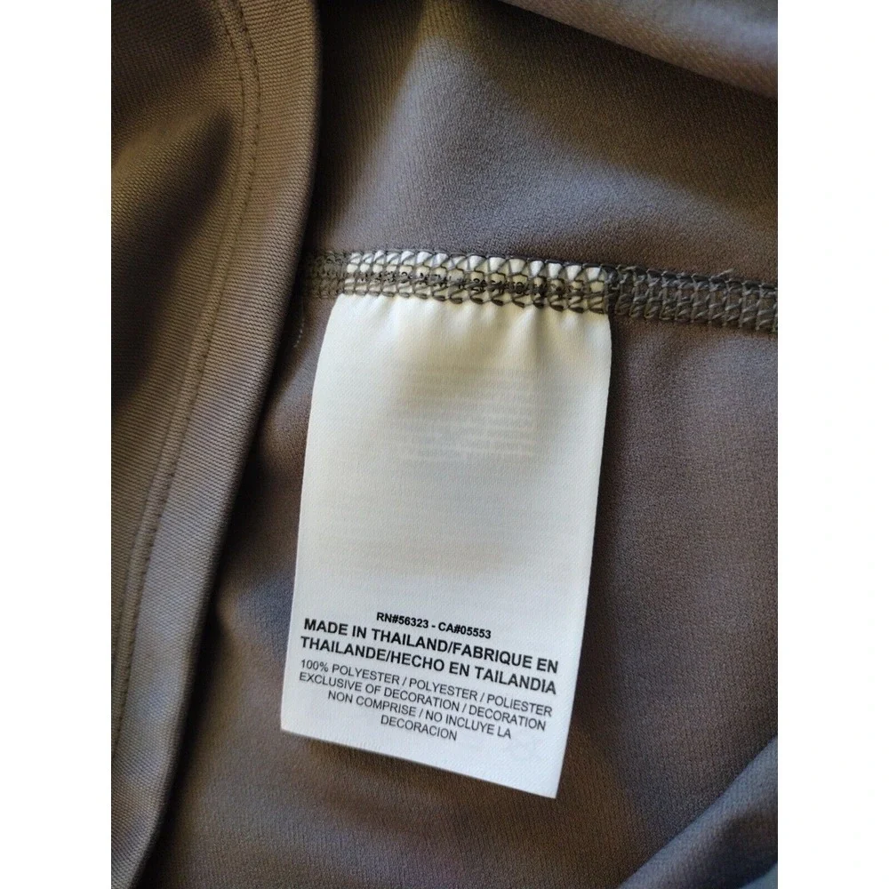 NIKE Running Top Man XXL Gray Dri-Fit Half Zip Pullover Sport‎ Athletic Sporty